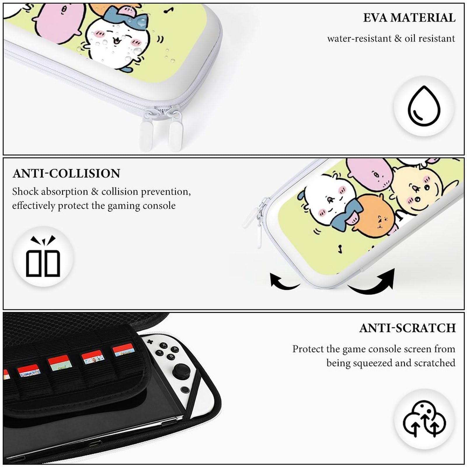 ちいかわNintendo Switch Amazon.co.jp: ちいかわ Switch 有機el ケース Switch ケース ハード