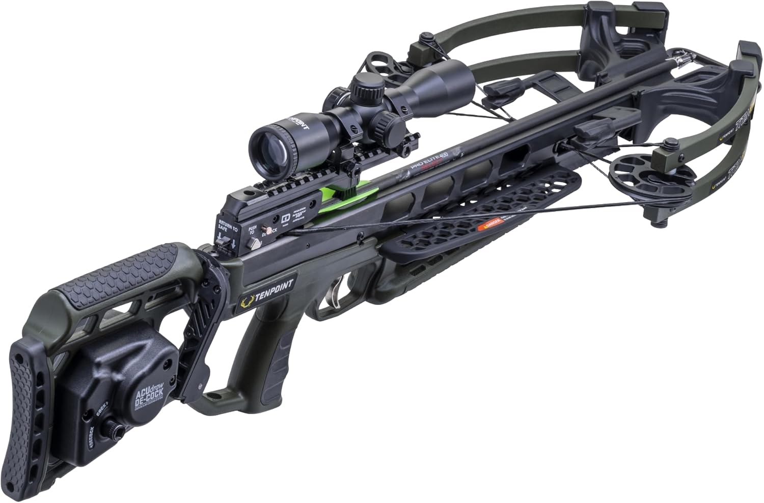 TenPoint Titan X De-Cock Crossbow: 400 FPS, Pro-View 400 Scope, ACUdraw De-Cock - #1 Selling Durable Hunter