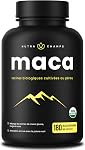Organic Maca Root Capsules 2100mg | Maca Supplement for Men & Women | Red, Yellow & Black Maca Blend with Black Pepper Extract for Energy, Mood & Hormonal Balance | 180 Vegan Capsules | 700mg Per Capsule