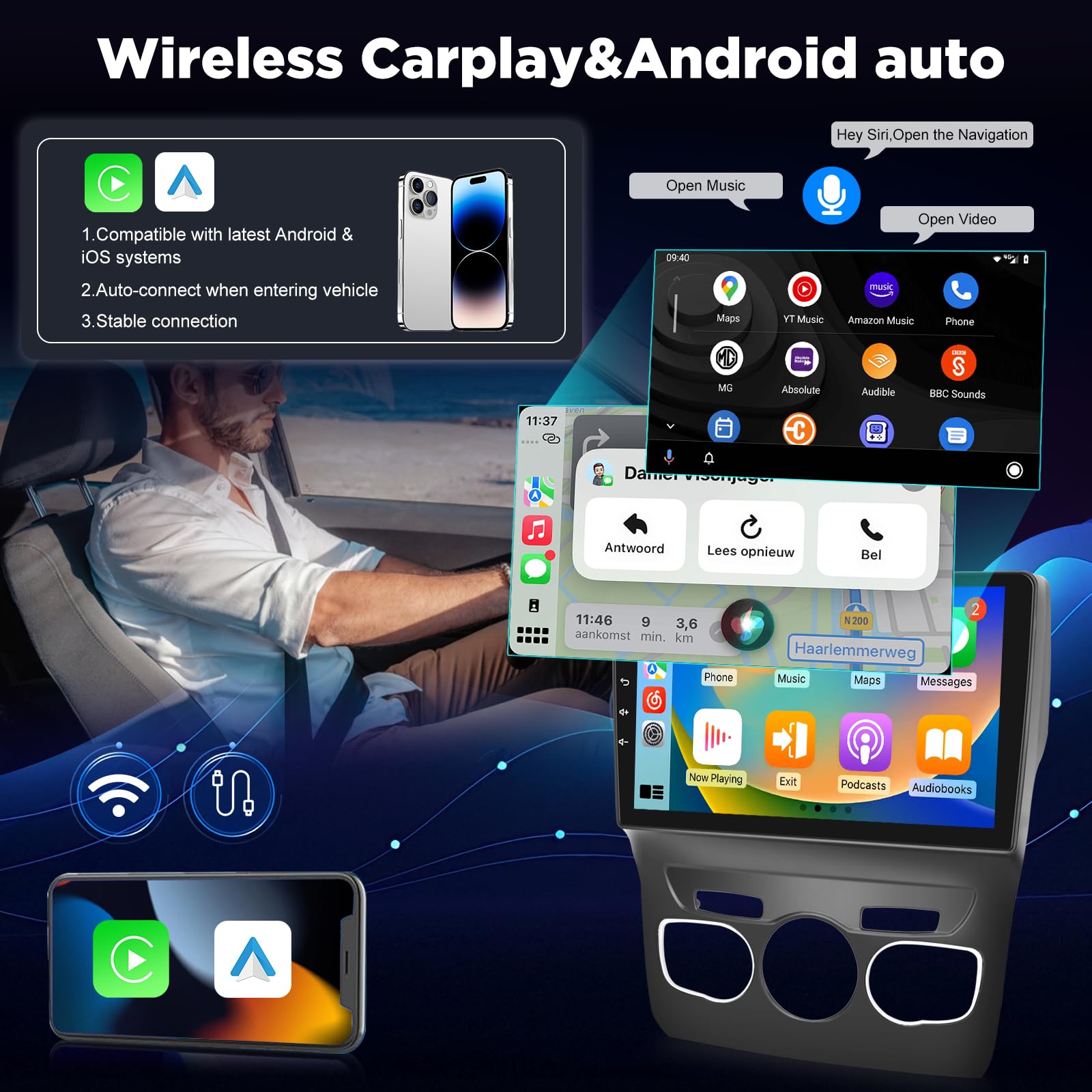 2+64GB Android Autoradio pour Citroën C4 II / DS4 / DS4 Crossback 2012-2018
