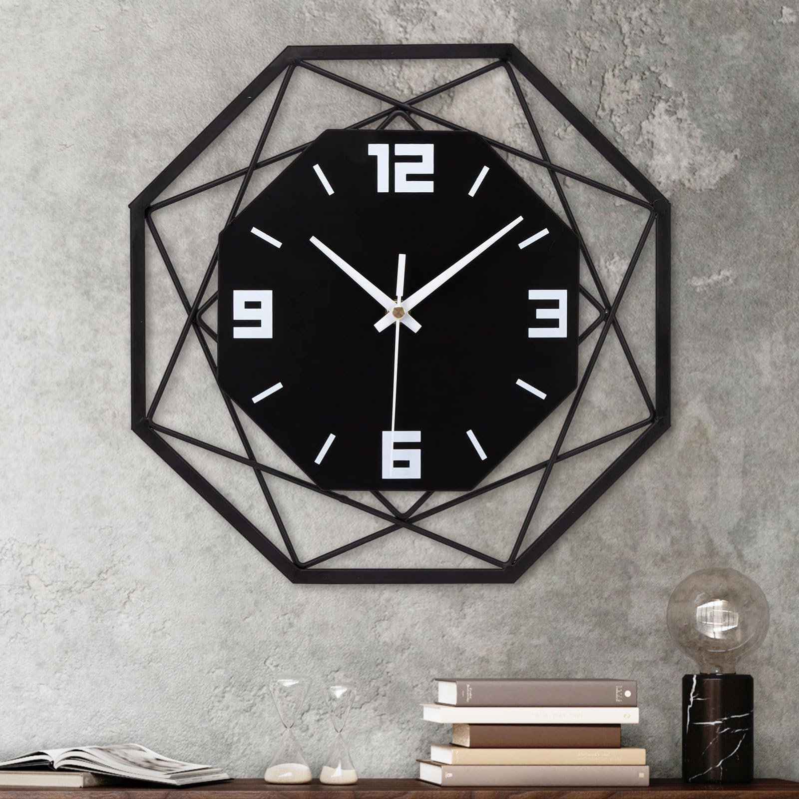 Horloge Murale 30 Cm Silencieuse Horloge Murale En Bois 30 Cm - Design Moderne Et Silencieuse, Parfaite Pour Salon, Chambre Ou Cuisine Grande Horloge Murale