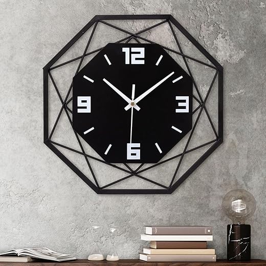 VIVILINEN Wall Clock Silent Quartz – 30 x 30 cm