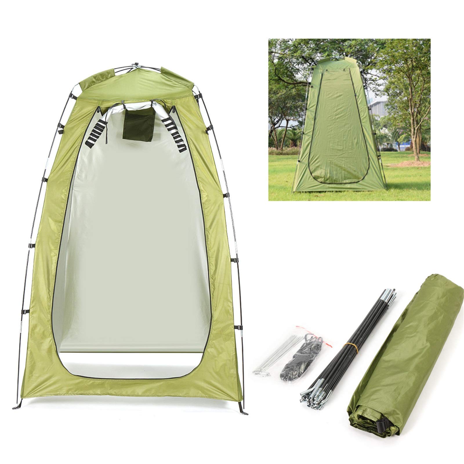 Tenda Spogliatoio Portatile Tenda da campeggio toilette doccia portatile all'aperto per la Privacy in Campeggio