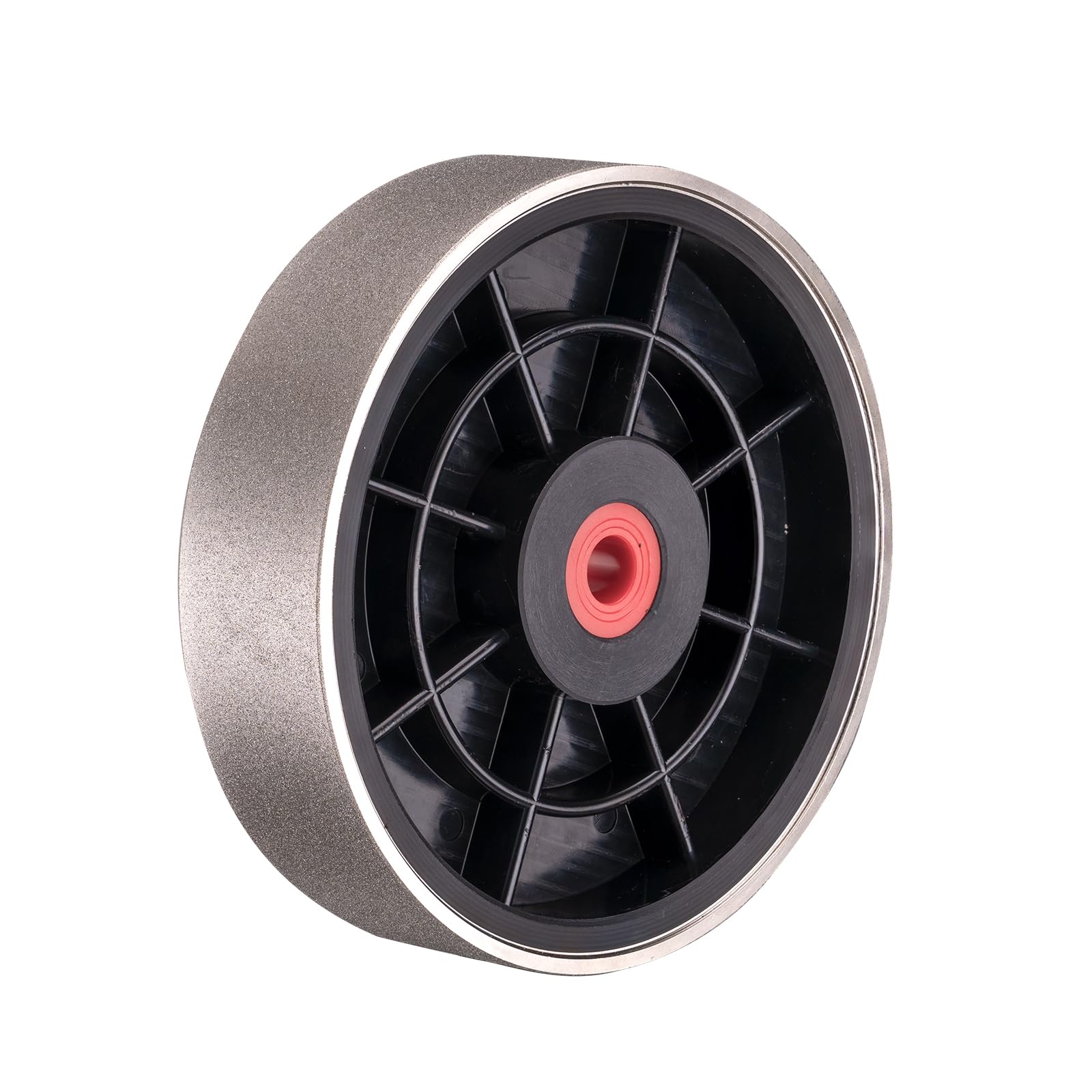 DZQ Diamond Lapidary Jewelry Grinding Wheel 6 Inch Grit 220 with 1 Inch Arbor Hole, Diamond Grinding Wheel for Gem, Marble, Granite, Glass, Ceramics,