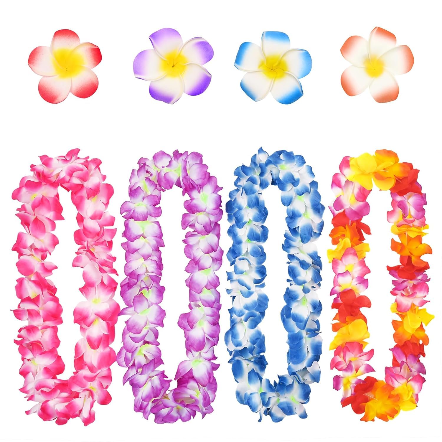 Party Toko Hawaiian Garland/Hawaiian Theme 4 pcs Set Pack