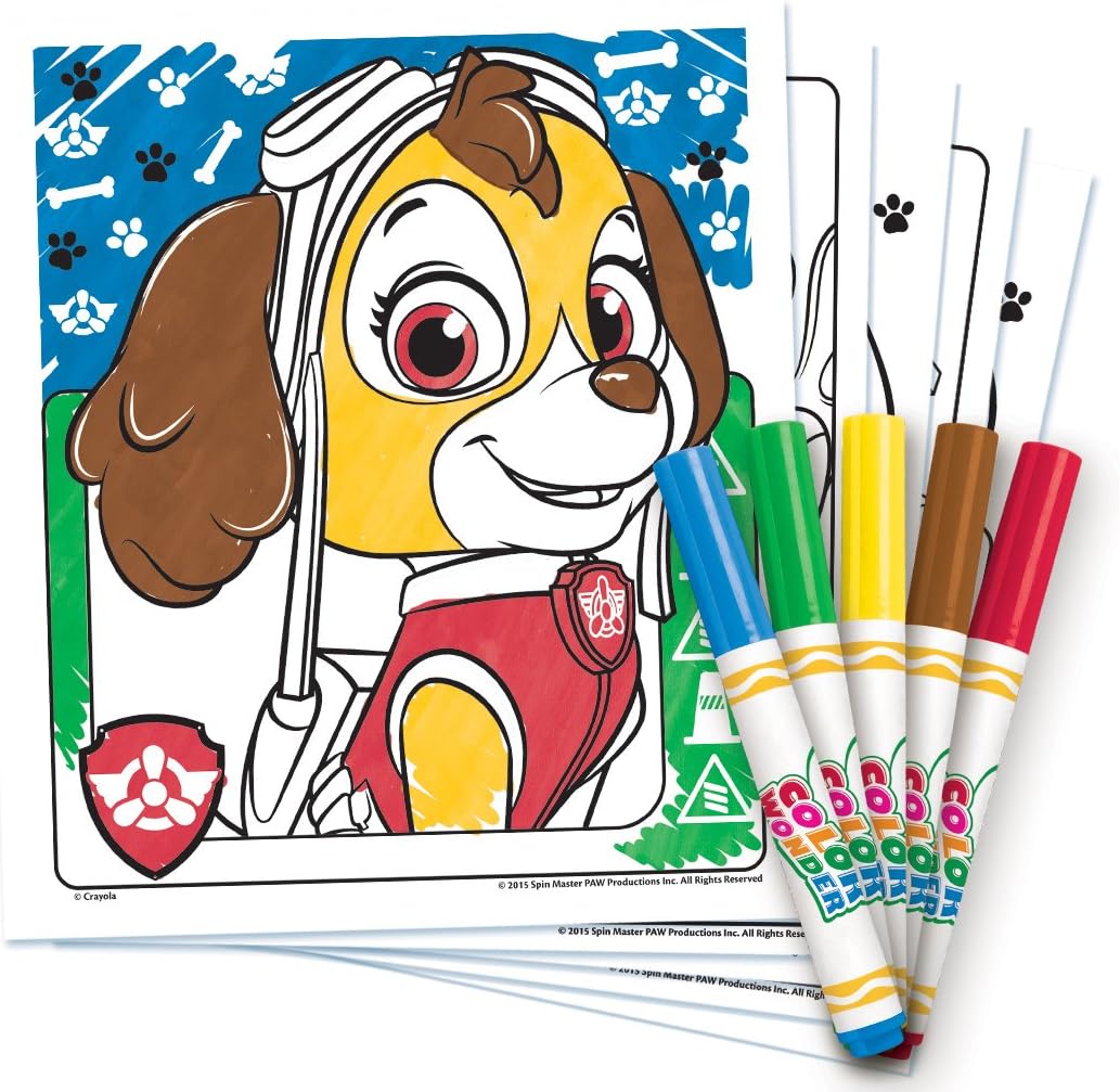 Crayola Paw Patrol Color Wonder Mess Free Coloring Pad & Markers