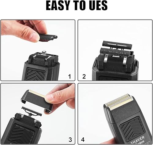 Miniatura 7 de Serie 5 Star Finale - Hoja de repuesto para afeitadora y barra de corte compatible con cabezales de lámina wahl 7031-1007043-100, apto para