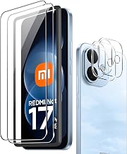 for Redmi Note 17 Pro 5G Screen Protector with Camera Lens Protector, 9H Hardness Anti-Scratch Tempered Glass flim, Case Friendly,Anti-Scratch (2+2 PACK)