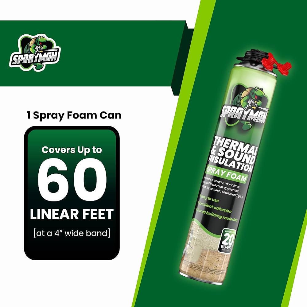 Sprayman Spray Foam Insulation Kit (240 Sq.Ft.) - Closed