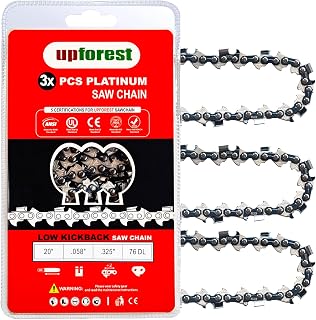 20 Inch Chainsaw Chain for Blue Max 53543, 8901, 8902,20” Replacement Chain for Supmix 62cc Gas Chainsaw Chainsaw,20” Replacement Chain for NeoTec NCS6200