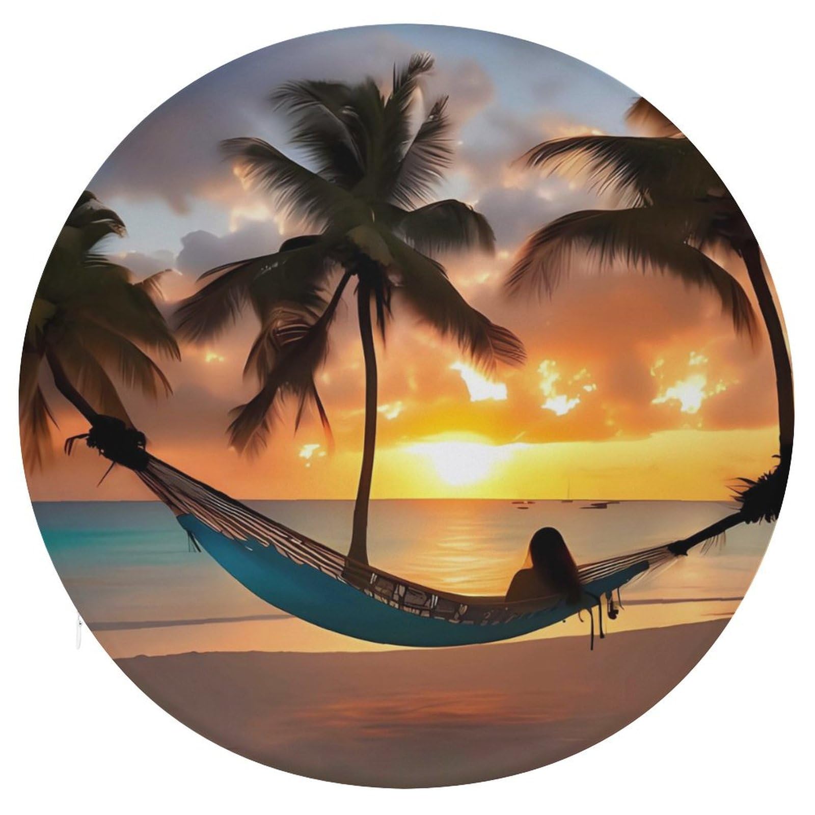 Coussin de siège rond pour méditation : soulagement du dos sur le sol