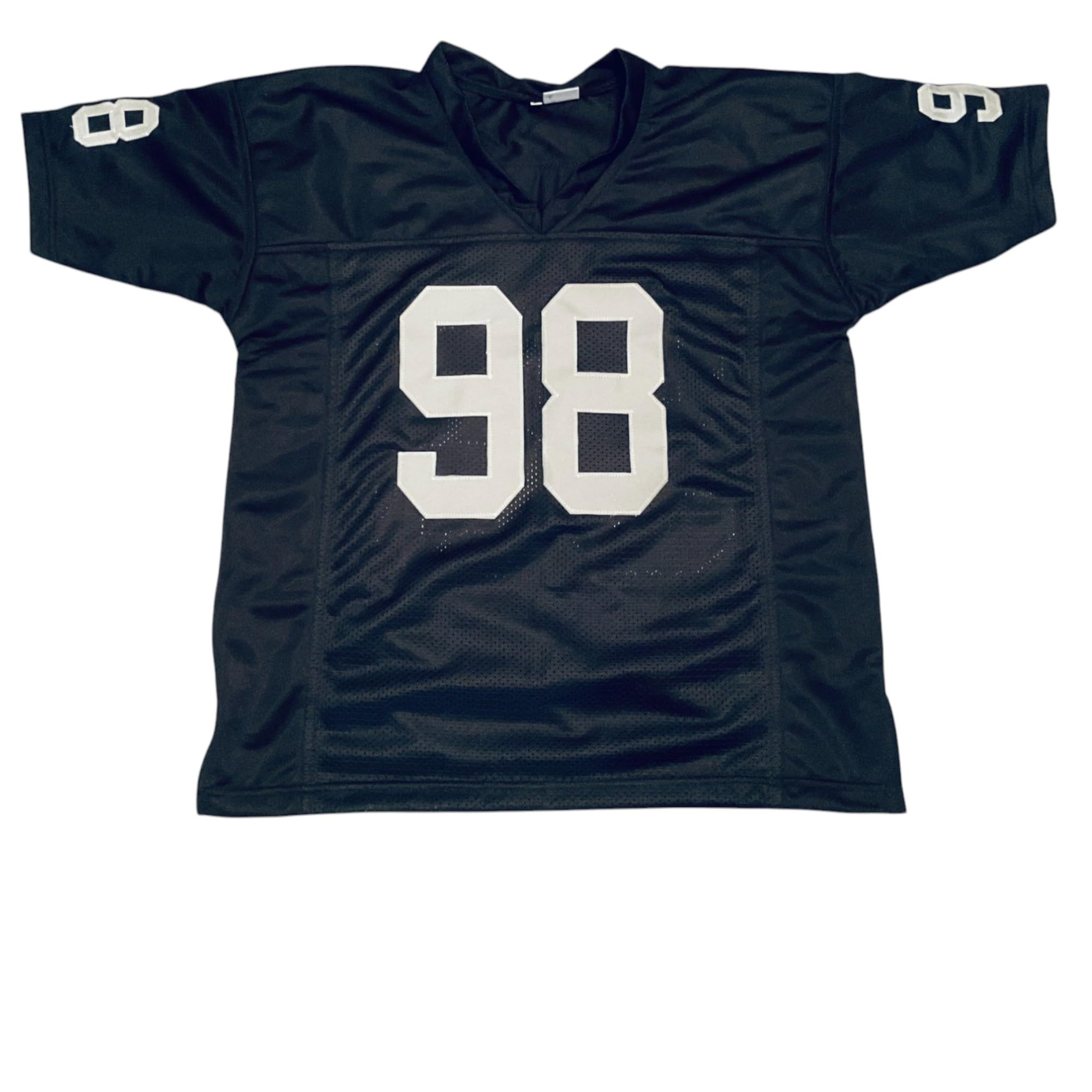 Maxx Crosby Black Jersey Stitched Custom Football New No Brand/Logos Youth Sizes (US, Alpha, X-Large, Regular, Black)
