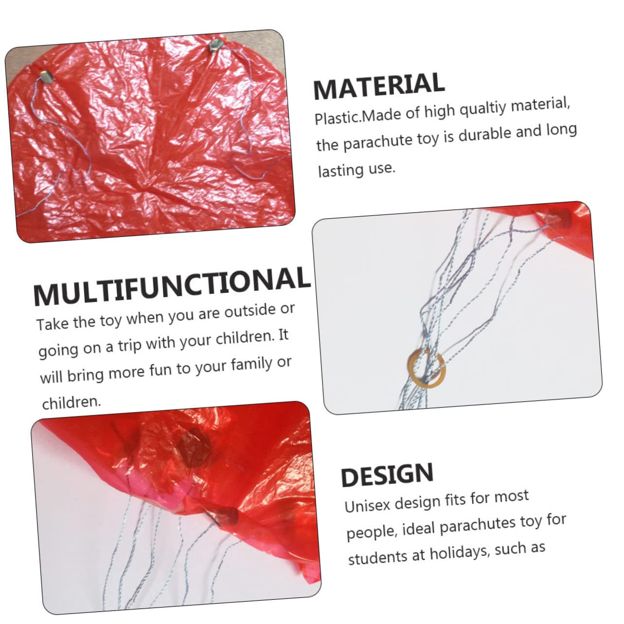 Vaguelly Outdoor Parachute Flying Toys for Boys and Girls 10pcs Army Toys Moving Parts for Boys and Girls Random