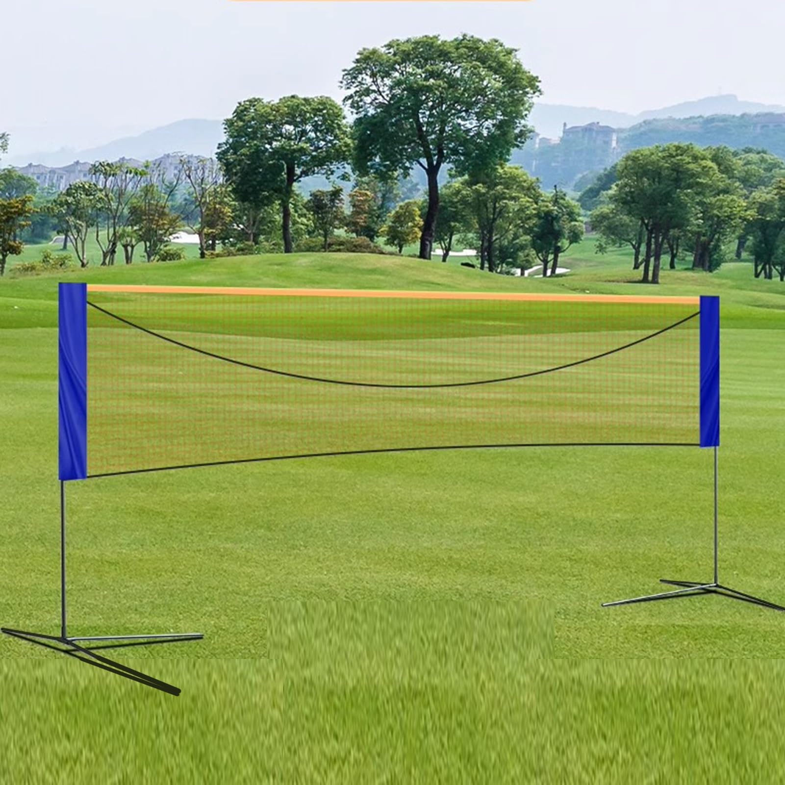 Rete Da Badminton WENRERO - 610x76 Cm, Pieghevole, Per Esterno, Adatta Anche A Pallavolo E Tennis - Foto 5