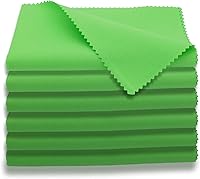 Vista 8 de AAwipes Paños de limpieza para violín de microfibra (paquete de 6 paños de 12 x 12 pulgadas, azul) Paños de limpieza de felpa para instrumentos