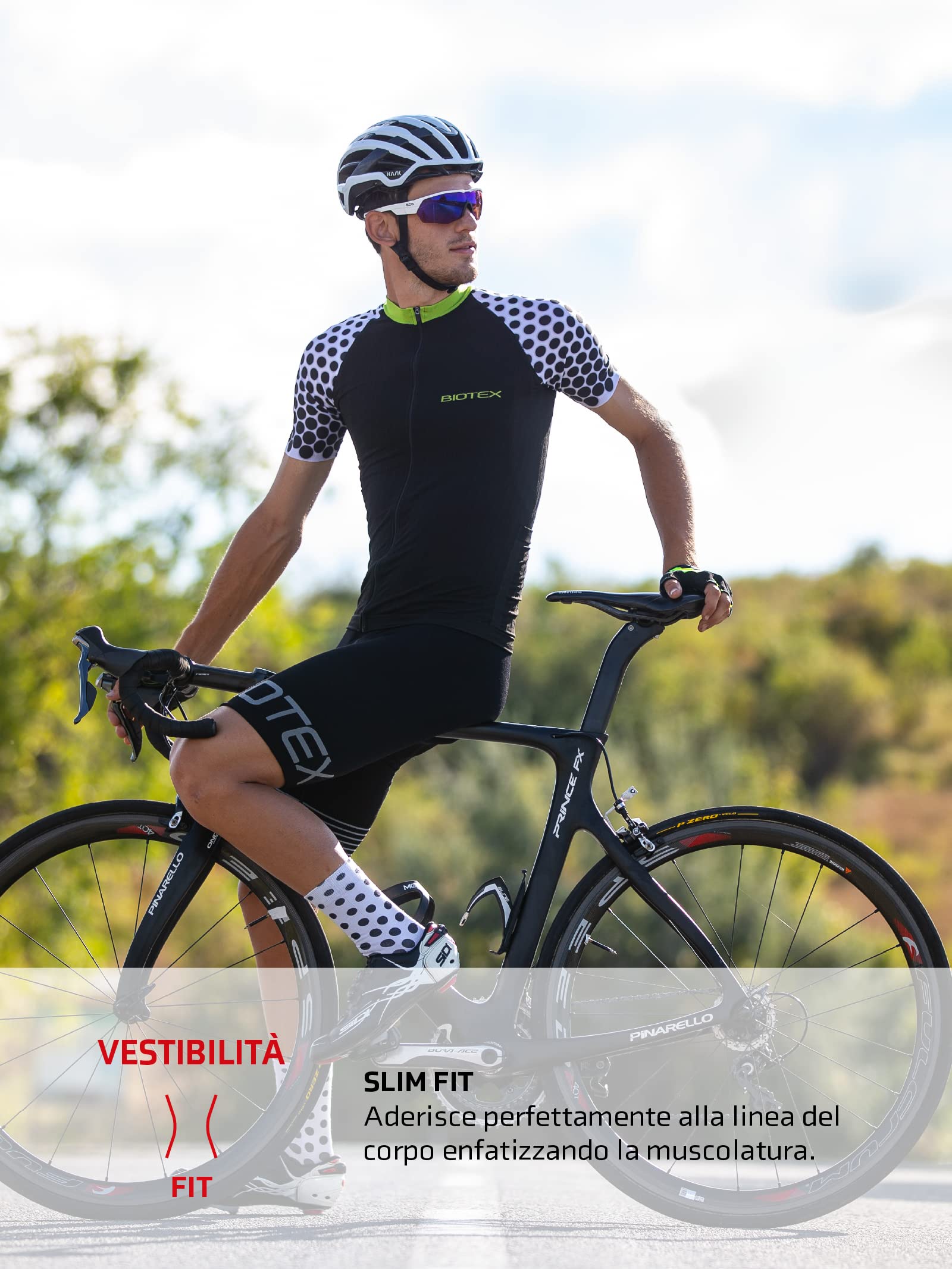 BIOTEX Salopette Ultra in Cordura con Fondello Integrato Unisex per Ciclismo e Mountain Bike, Intimo Tecnico Sportivo