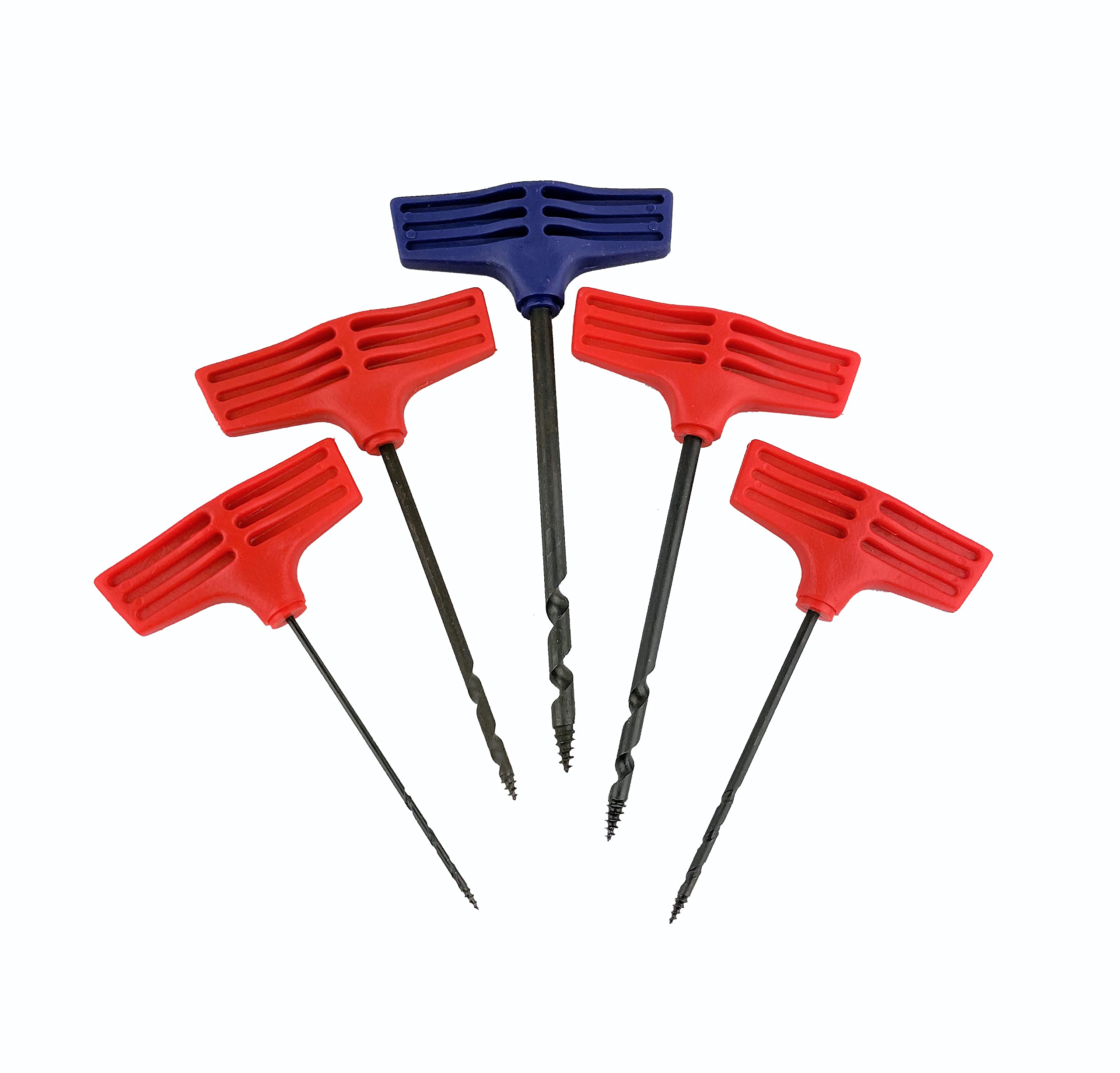 Linic Products UK Made Twist Gimlet Screw Awls, Set of Five, Various Sizes (W8073). Free UK Postage.