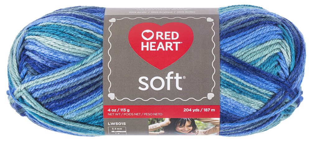 C&C Red Heart Soft Yarn 4oz Seaglass