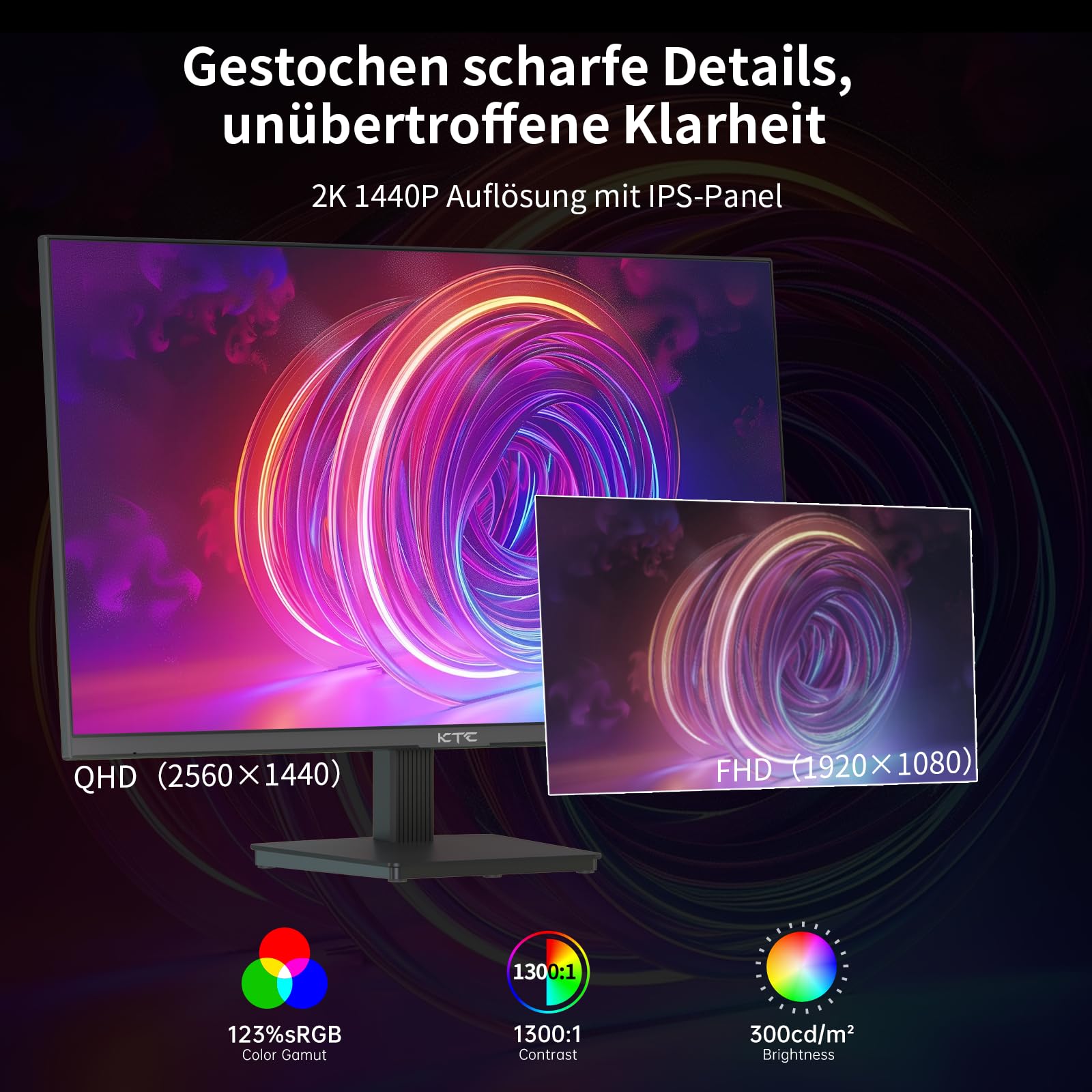 KTC H27T27、27インチIPS 2560×1440(WQHD)100Hz Amazon.co.jp: KTC 27インチ モニターWQHD(2560×1440) 100Hz IPS