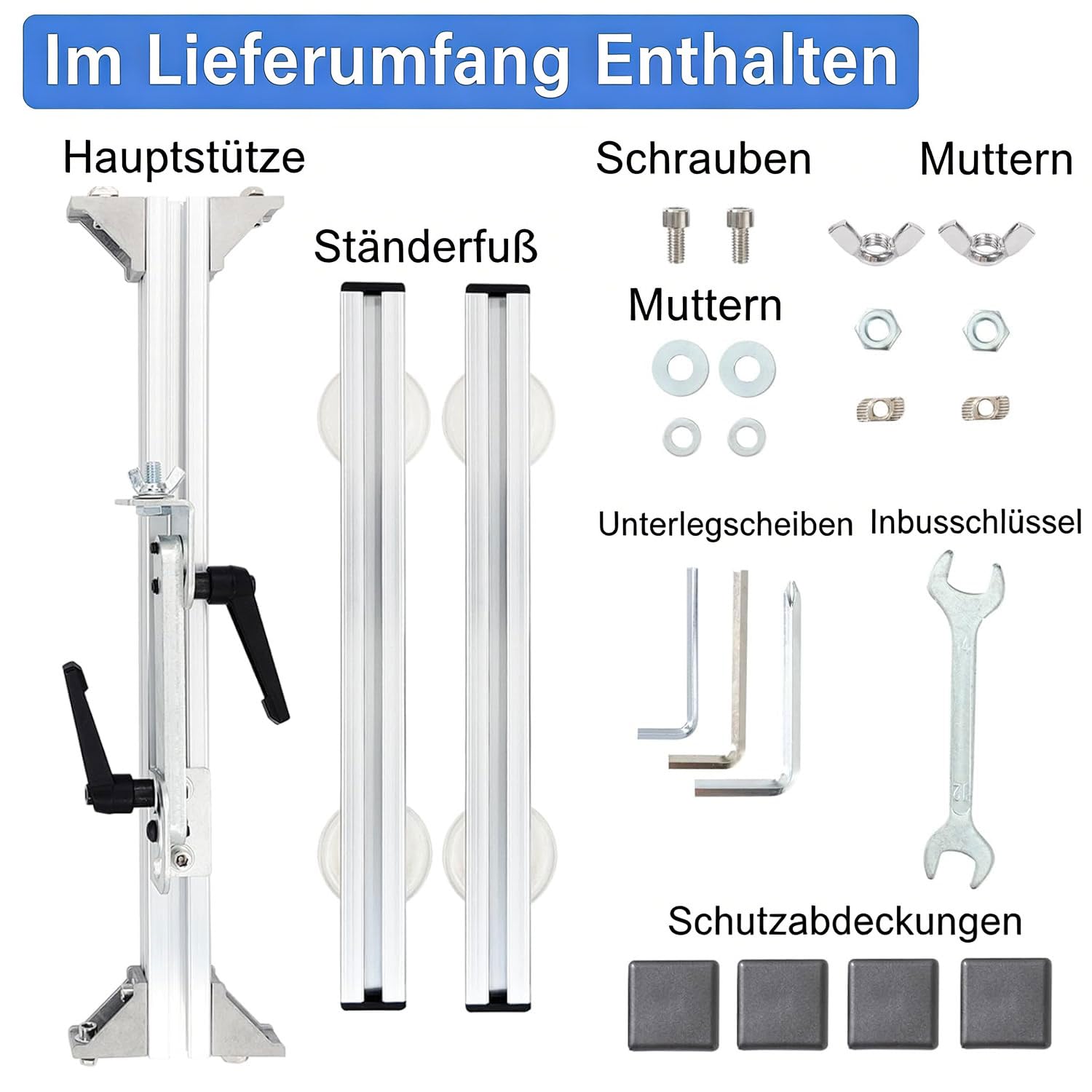 Ángulo ajustable de aleación de aluminio Material Stand Kit para pistón alternativo Actuador lineal