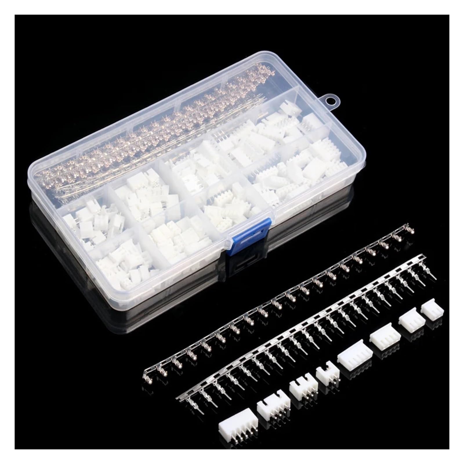 LKHRIPMA 560Pcs Connector XHPX-2/3/4/5 Pin Header Housing 2.54mm Electrical Wire Male/Female Crimp Connector Adaptor Kit