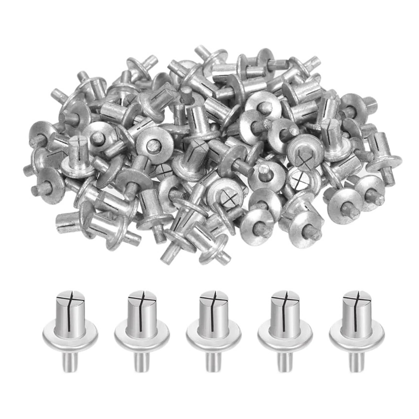 Aluminum core Expansion Rivet, Aluminum Hammer Drive Expansion Rivets 5X(7-11) mm 10-100pcs(100pcs,5x9mm)