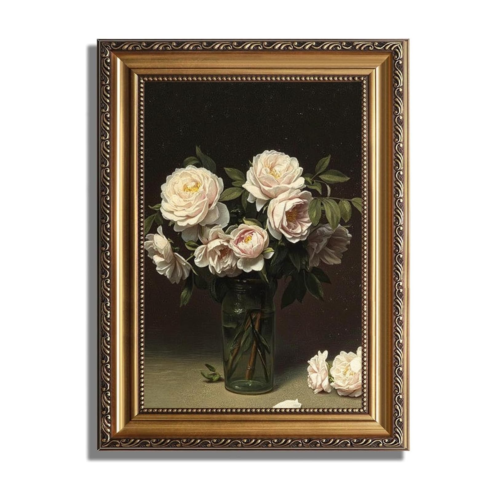 16x24 Picture Frame Vintage Gold Poster Frame with Shatter Resistant Plexiglass for Decorating Houses, Offices, Photo Frame for Horizontal or Vertical Wall Mounting
