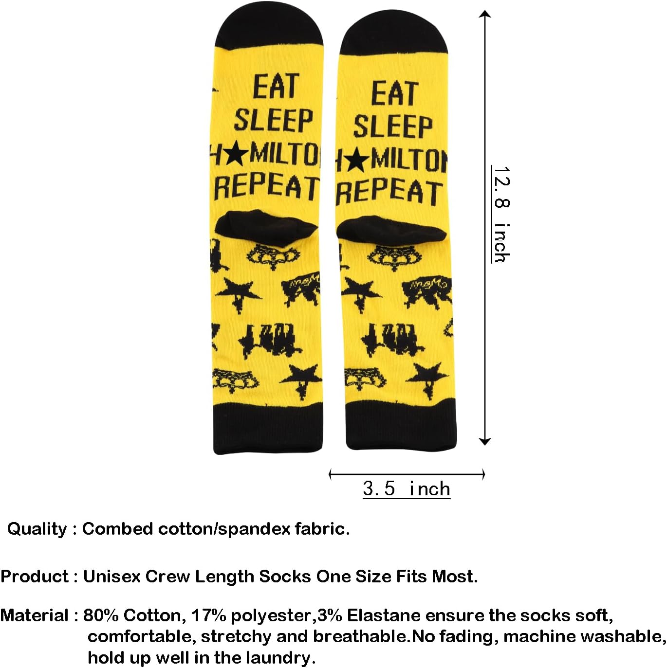 WCGXKO Musical Gift Musical Lover gift Theatre Lover Gift Theatre Socks For Musical Teacher (SLEEP HA SOCKS) - Image 3