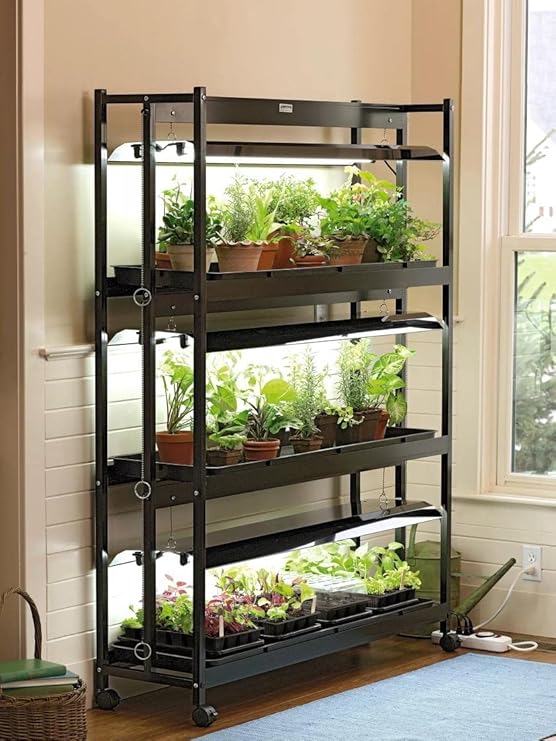 Gardener's Supply Company 3Tier Plant Stand Indoor Grow