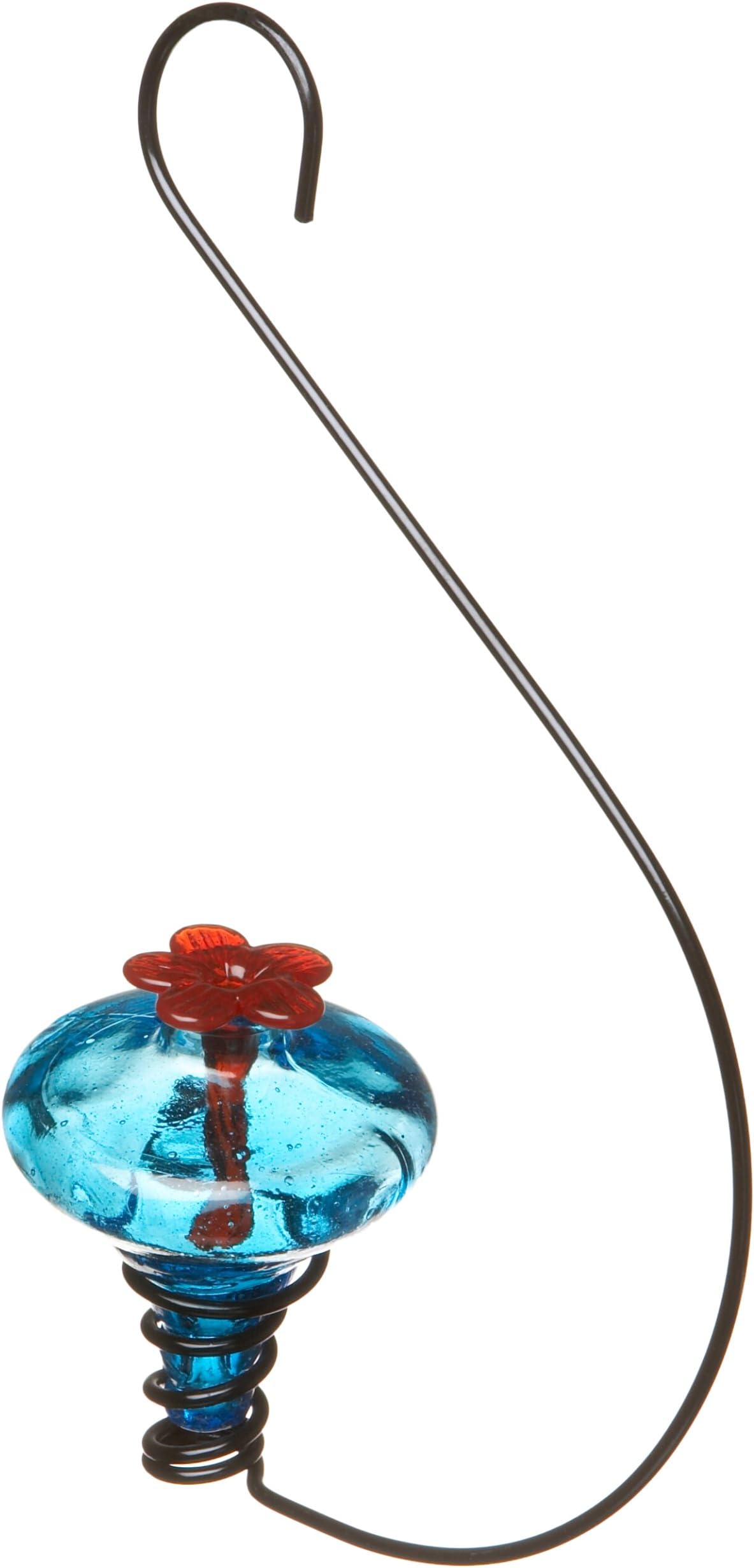 MiniBlossom Hummingbird Feeder Hanging Aqua