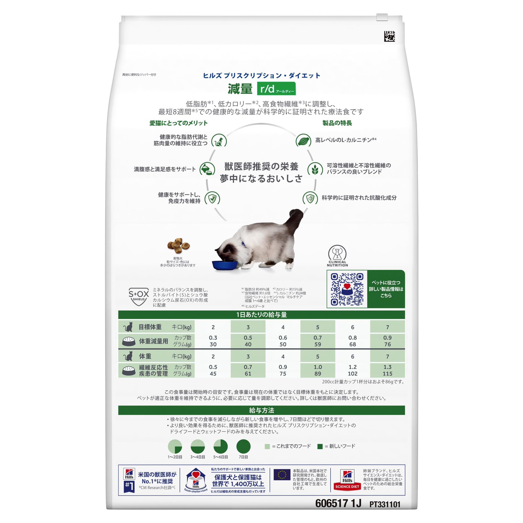 Amazon.co.jp: ヒルズ プリスクリプションダイエット キャットフード