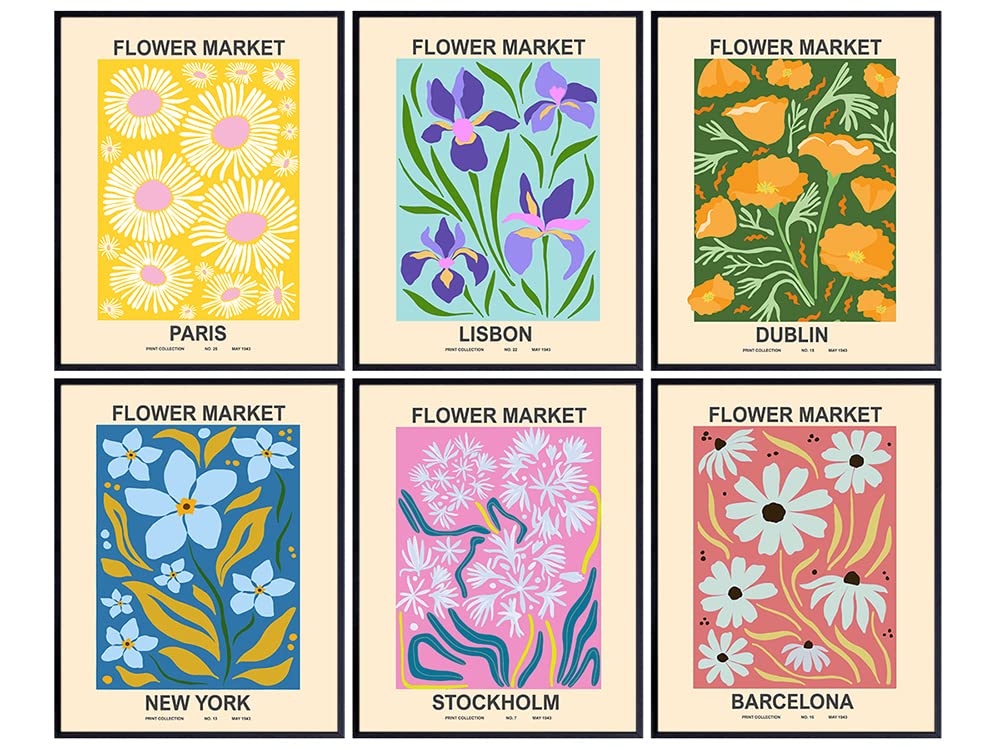Buy Flower Market Wall Art Prints Flower Market Wall Decor Abstract