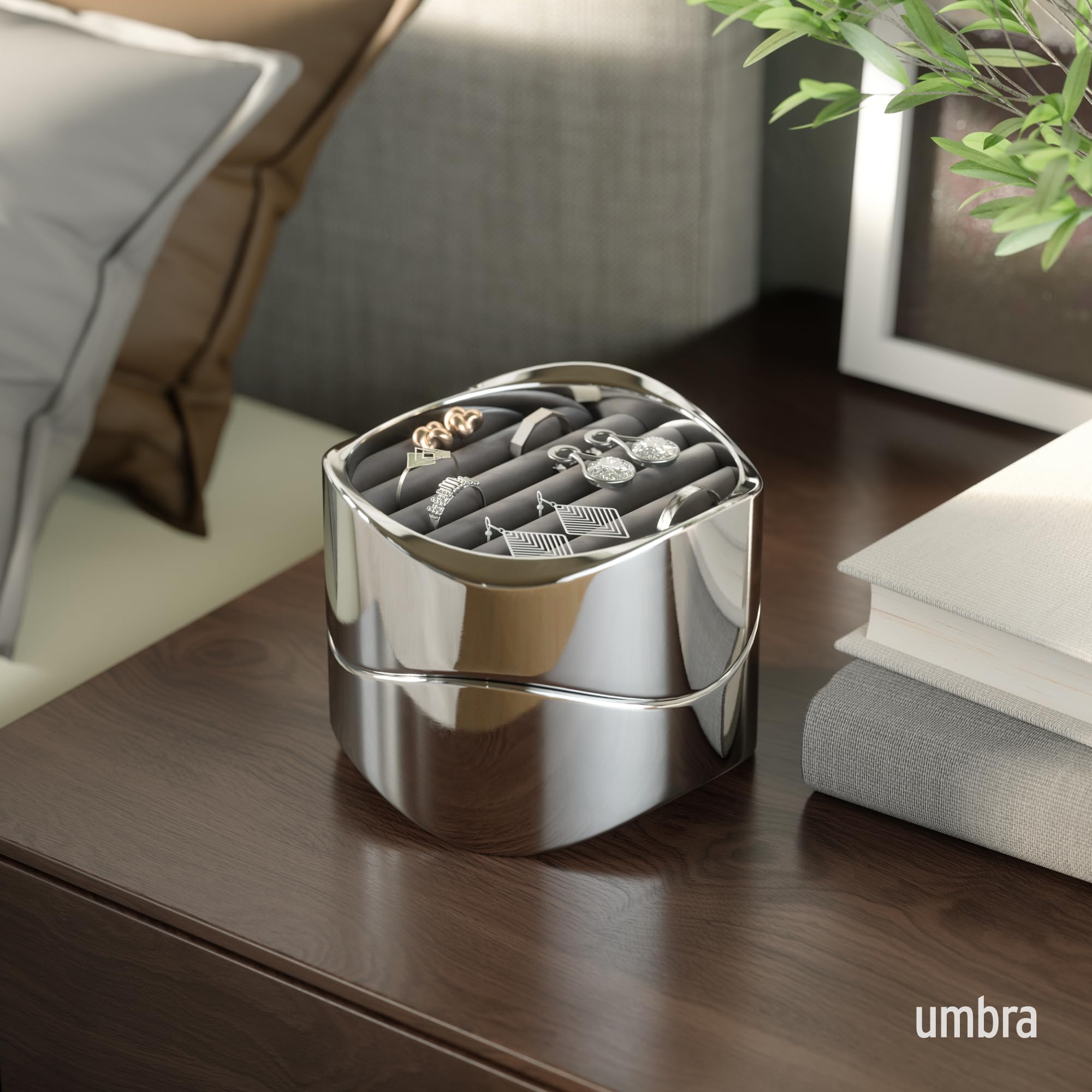 Umbra Organizer na biżuterię falistą