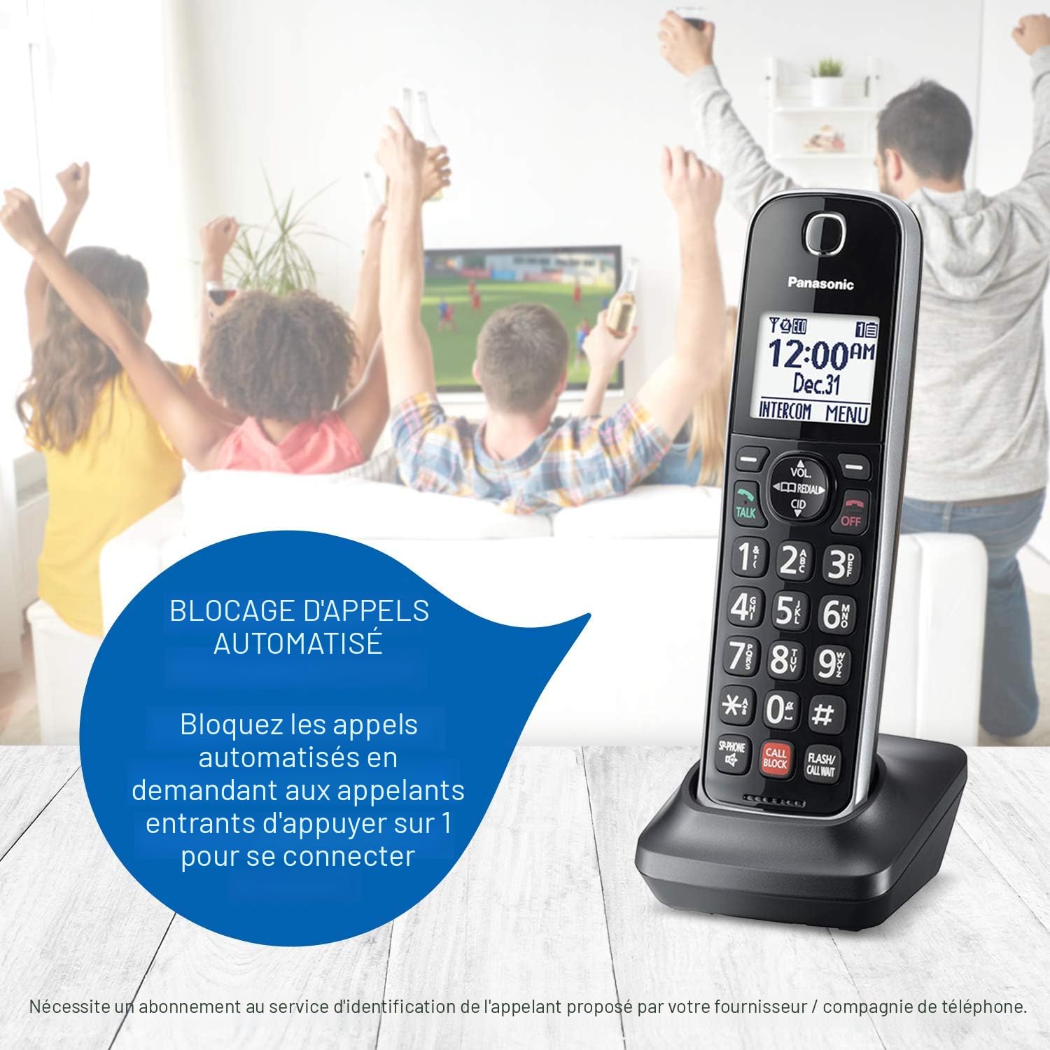 Répondeur Panasonic KX-T1421 - 1 Filaire + 2 Sans Fil, Ouvert Jamais Utilisé