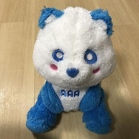 Amazon aえ パンダ ふさふさbigぬいぐるみ2 青 ブルー 與真司郎 単品 おもちゃ おもちゃ