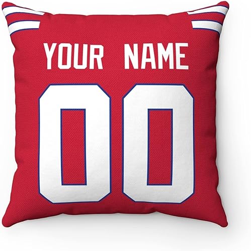 Miniatura 25 de ANTKING 2 paquetes de almohadas personalizadas con cualquier nombre y número para hombres, mujeres y niños Para Cincinnati