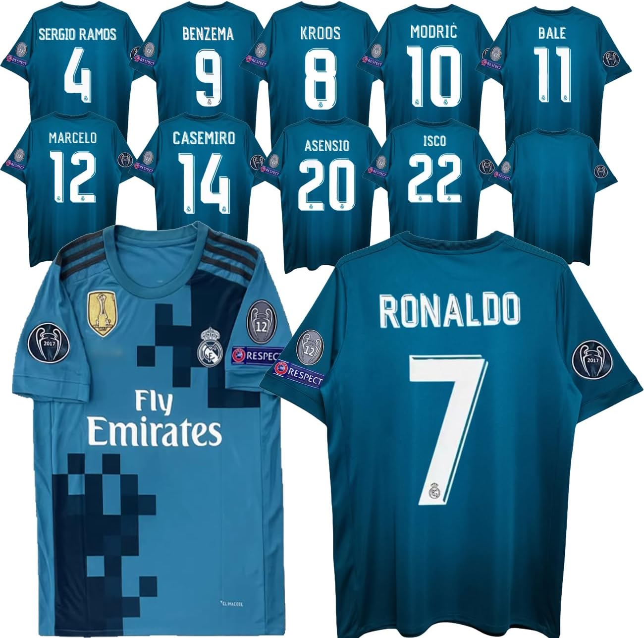 Amazon.co.jp: [XUPENG] レアル マドリード 17 18年 セカンド