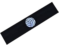 Vista 1 de Diadema elástica de algodón con parche de voleibol para niñas, adolescentes y adultos, regalo de equipo de voleibol