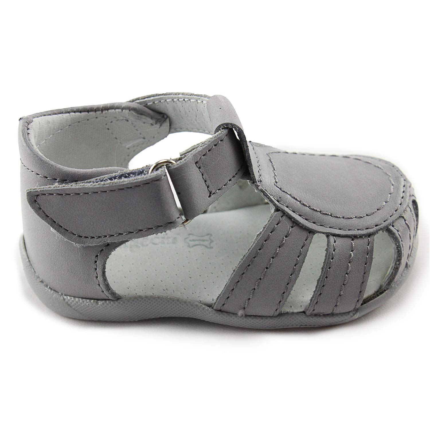 Kornecki Boys Closed Toe Leather Sandals with Arch, Ankle and Orthopedic Support 03140 N/J. Popi/S EU 18/US 2.5-3.5 Infant