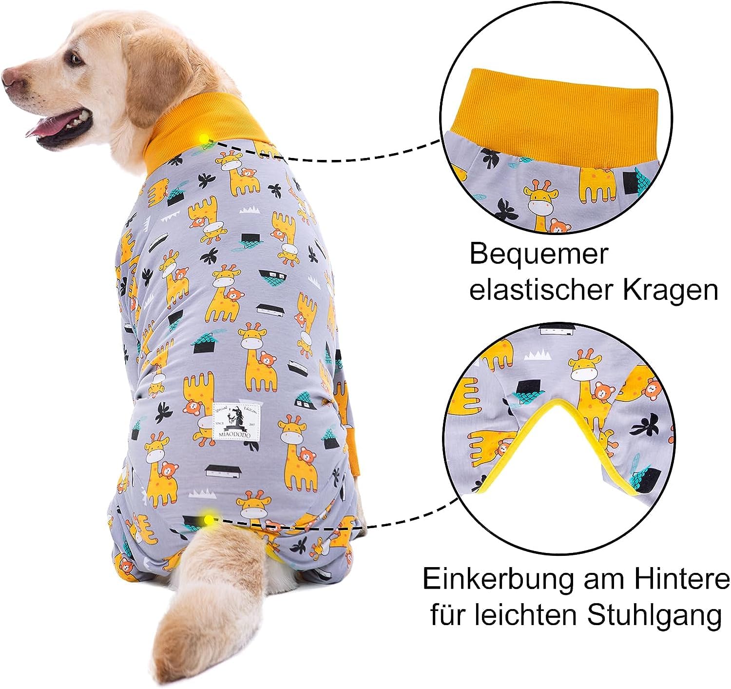 Kombinezon regeneracyjny dla psa Onesie, body z długim rękawem do piżamy pooperacyjnej dla zwierząt domowych Ochrona ran, profesjonalne ubranie chirurgiczne dla zwierząt po zabiegu chirurgicznym (ko