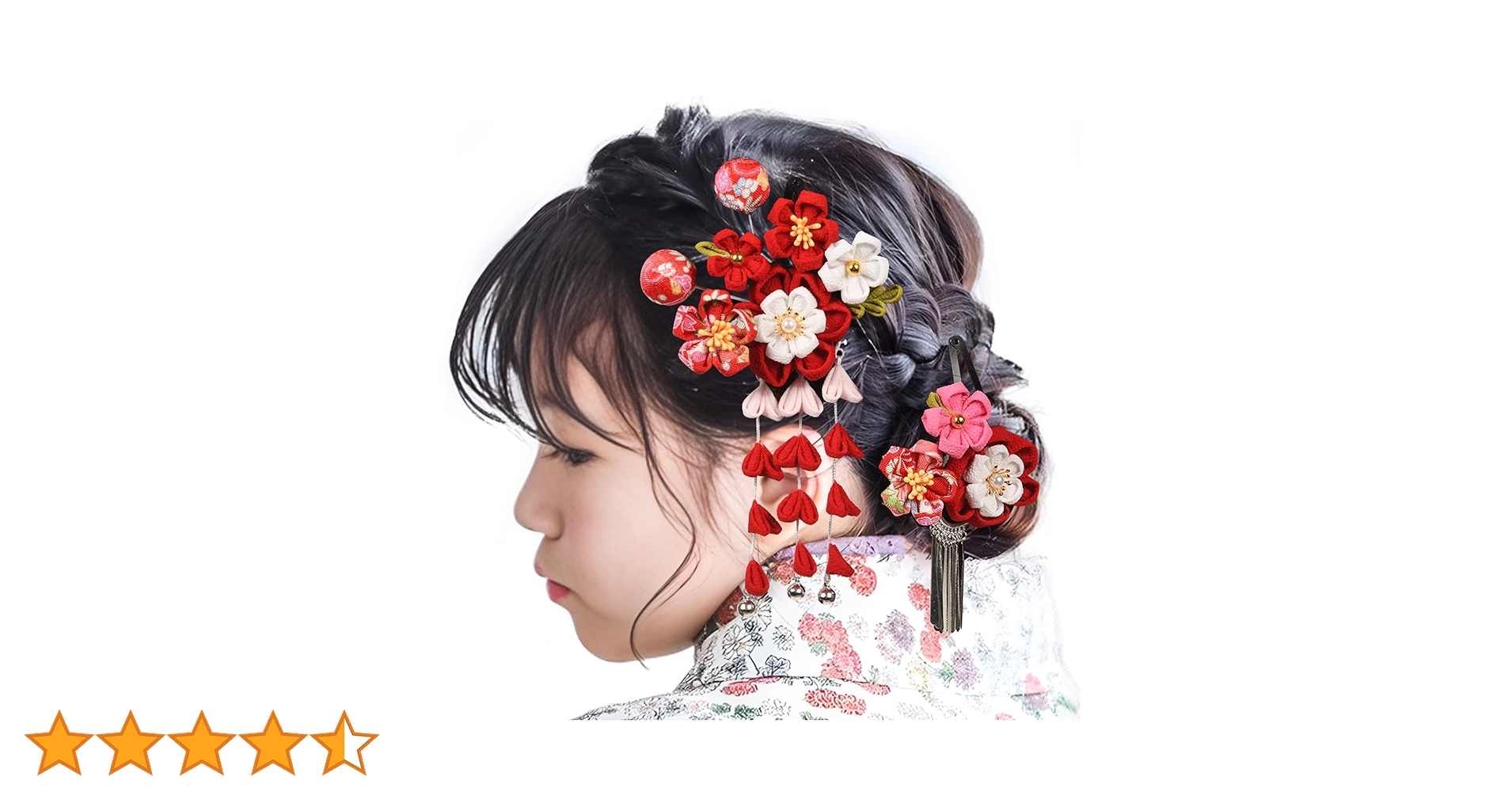 成人式の髪飾り新品❗️ Amazon | [JZOON] 髪飾り 9色展開 成人式 髪飾り ドライフラワー