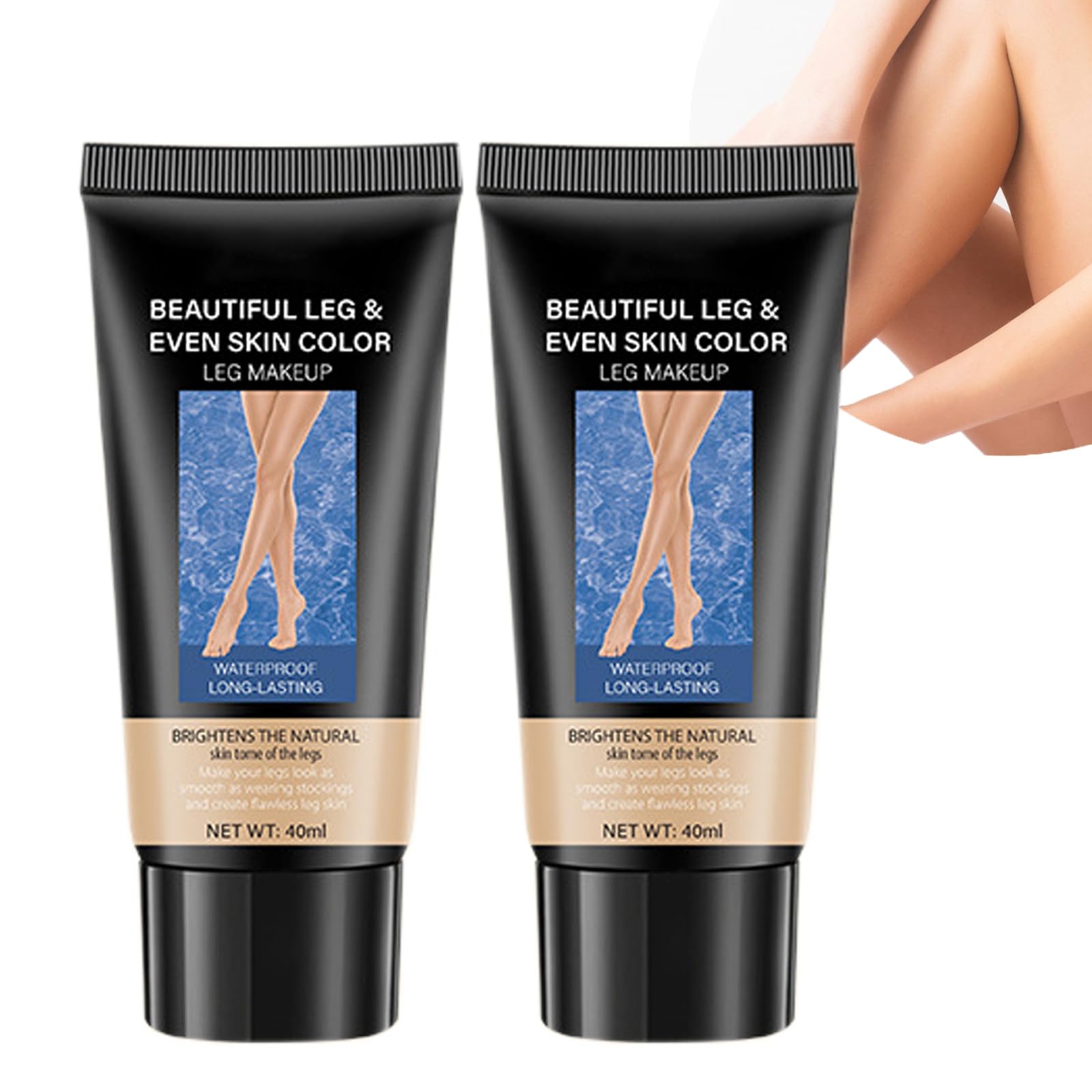 Dulele Leg and Body Makeup Foundation Waterproof Leg Body Tattoo Scar Cover up Body Coverage Tattoo Concealer No
