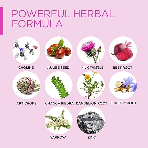 Miniatura 3 de Liver Cleanse Detox & Repair - Suplemento de apoyo para la salud hepática todo en uno, complejo herbario con silimarina de cardo mariano, extracto