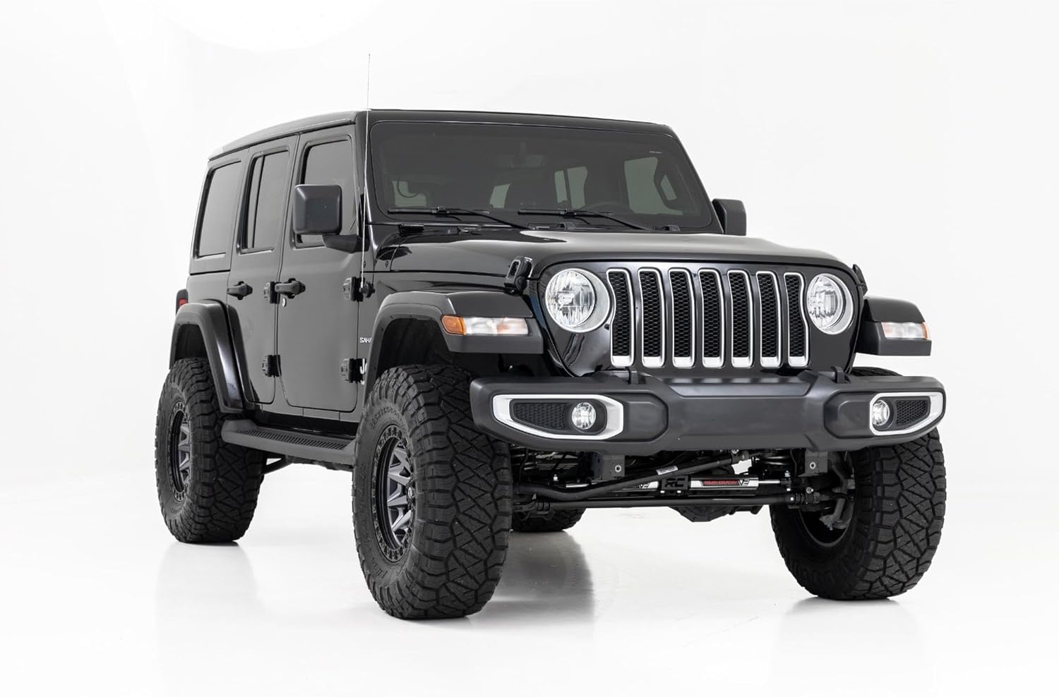 Rough Country 2.5" Lift Kit w/ N3 Shocks for Jeep Wrangler Unlimited 4-Door (2024-2025) - Balanced Suspension System for Road Comfort & Trail Readiness