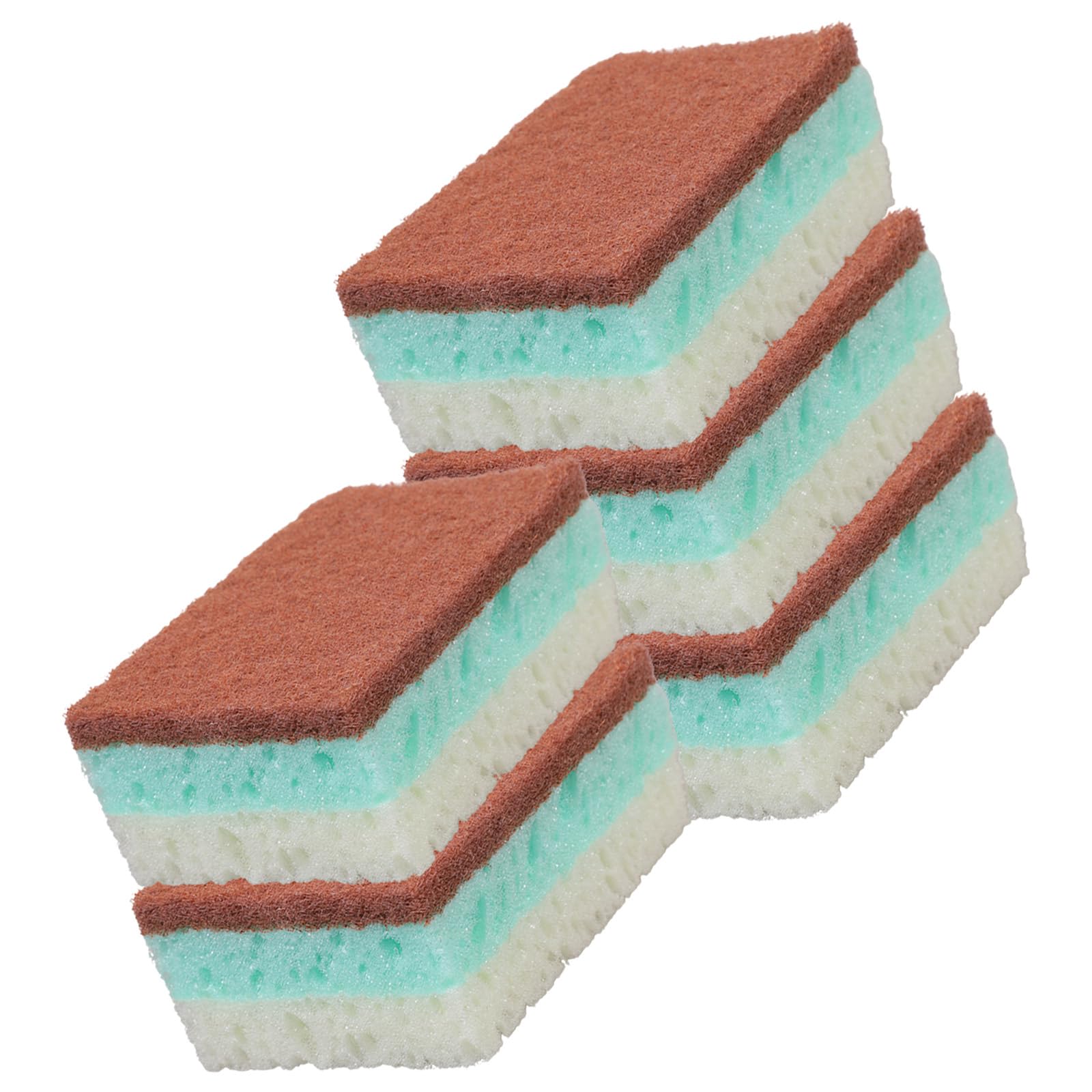 5 / 10PCS MultiPurpose Kitchen Cleaning Sponge Efficient Scrubbing Foam for Home Daily Dishwashing Tasks Kitchen Cleaning Sponge