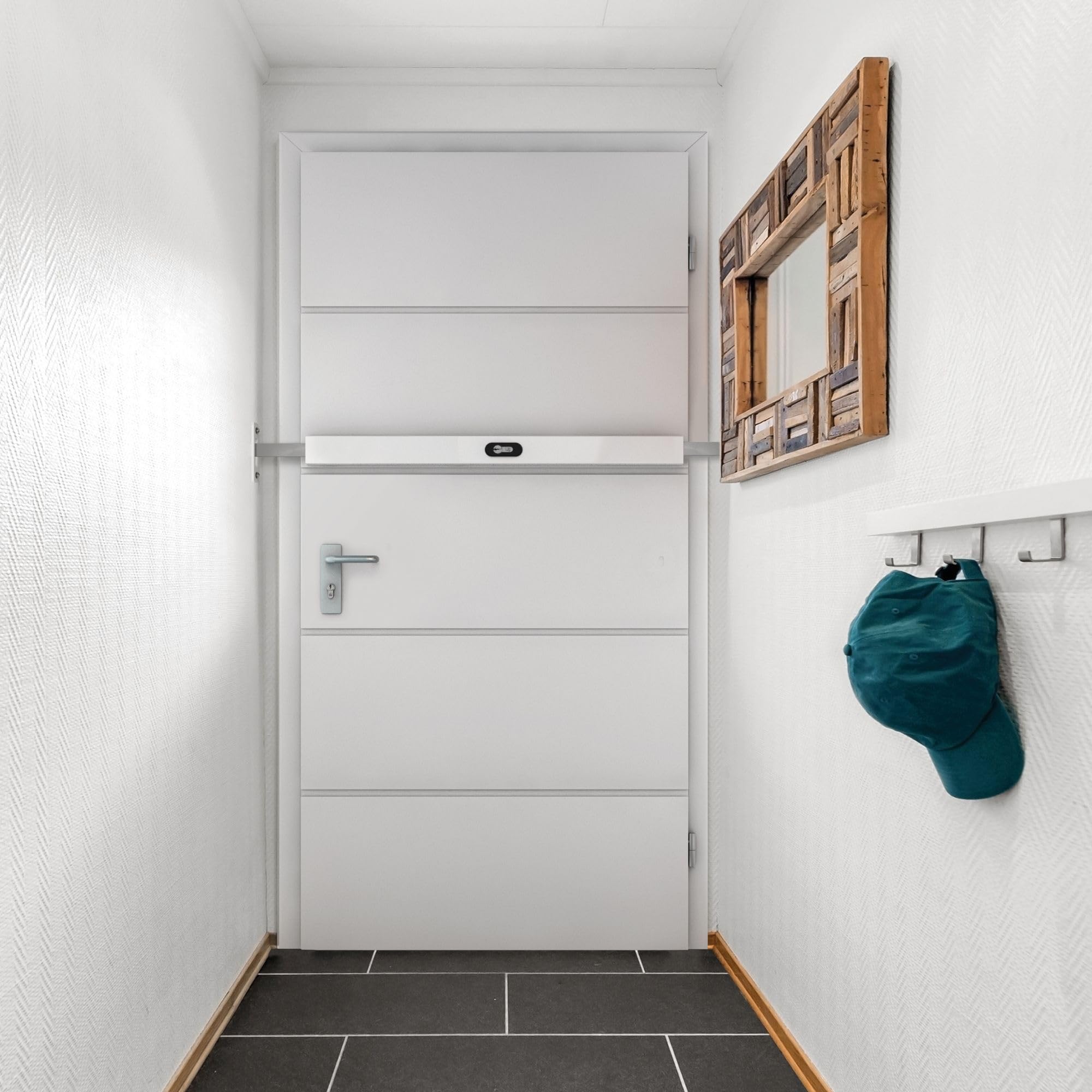 Basi spranga/serratura di sicurezza, 1 pezzi, 800 mm, Bianco, PR 800