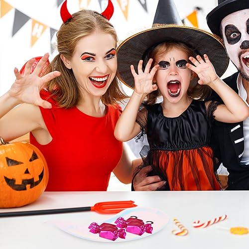 Miniatura 5 de Healifty 16 platos de Halloween, platos de fantasma, platos de fiesta con temática de fantasmas, platos de papel para fiesta de cumpleaños