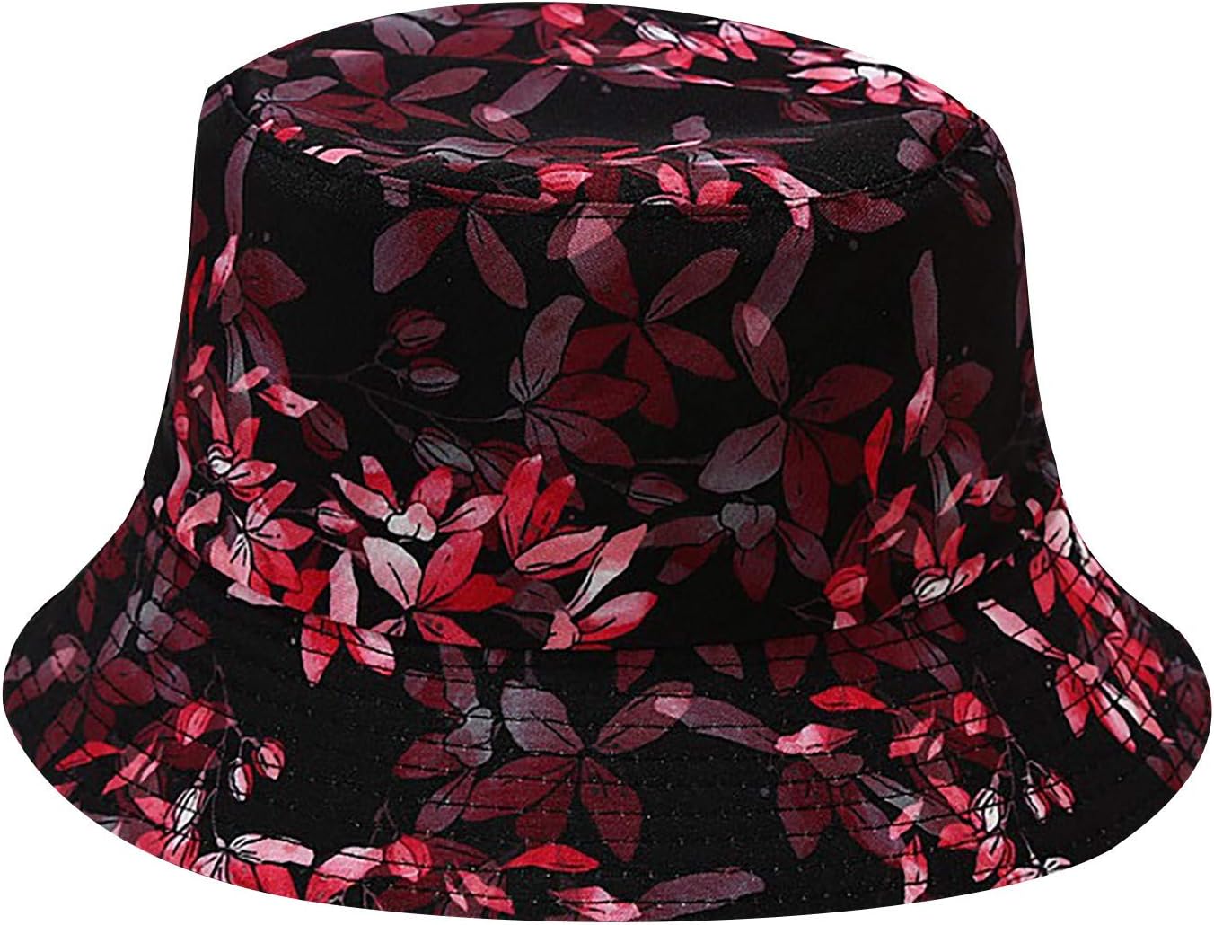 Chapeau De Pêche Femme Motif Banane - Chapeau Seau Pliable, Protection Solaire Large Bord, Polyester Léger