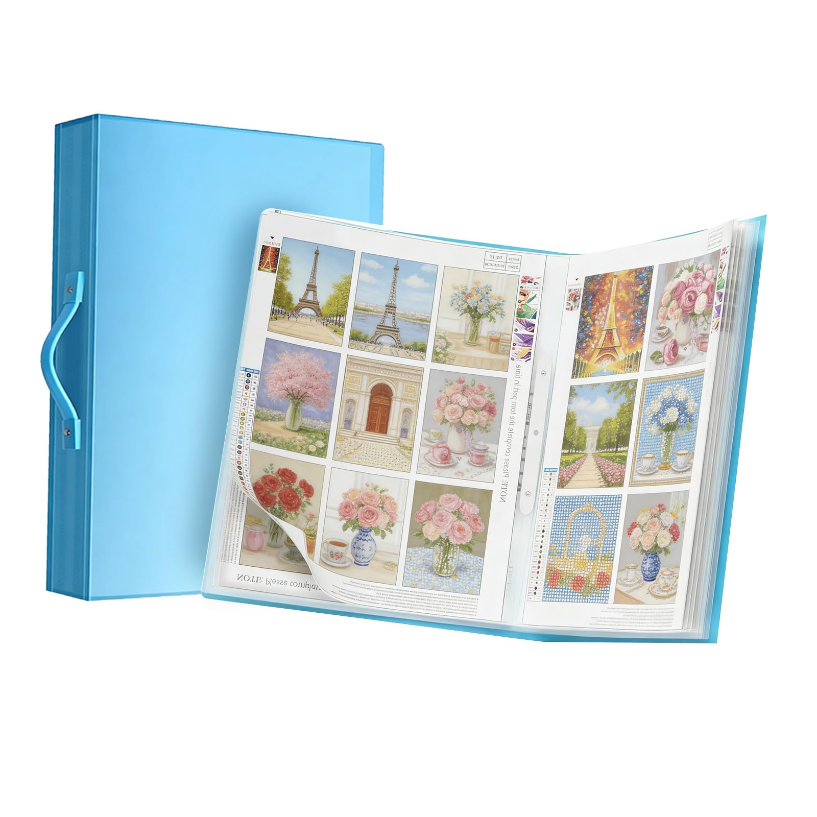A3 Storage Book for Diamond Painting Kits, Painting Art Protection Display