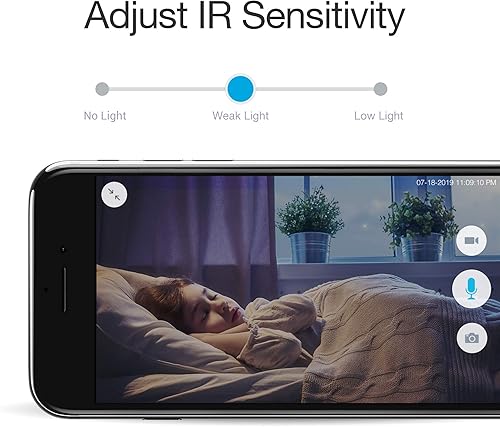 Miniatura 6 de Zmodo Mini Pro - Cámara interior WiFi para seguridad del hogar, cámara IP inteligente HD de 1080p con visión nocturna, audio de 2 vías, detección de
